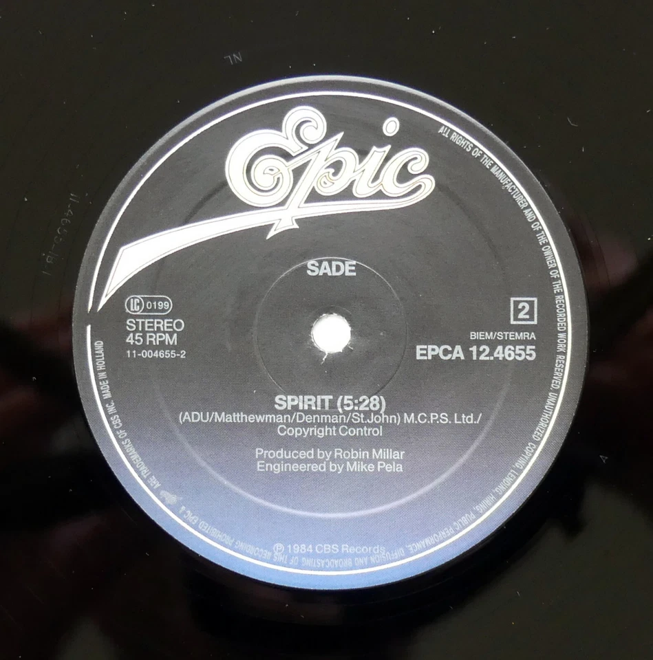 MAXI SINGLE 45 T - SADE "SMOOTH OPERATOR" - PRESS 1984 - NM - Photo 4/4