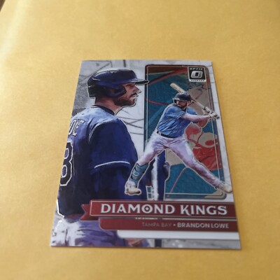 2022 Optic Brandon Lowe Tampa Bay Rays Diamond Kings Free Shipping 