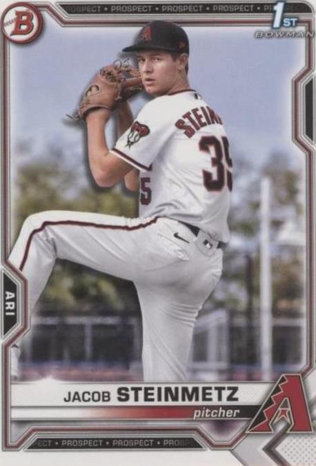 2021 Bowman Draft - Jacob Steinmetz #BD-83 - 1 of 1
