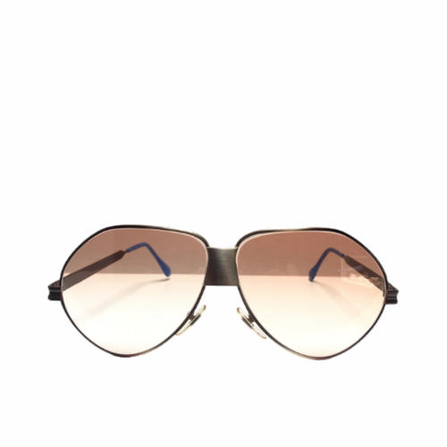 Occhiali da sole lenti chiare fumé a goccia vintage sunglass anni 90  metallo | eBay