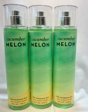 3 CUCUMBER MELON Fine Fragrance Mist Bath  Body Works 8 fl oz