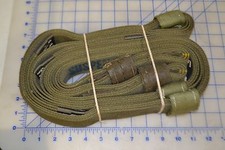 Militay Duty Double Strength Nylon Tow Strap Pull 8ft Od Green Usa Made 13000lb