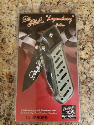 Frost Cutlery Racing Knife Dale Earnhardt Legendary Folder lock blade 4.5'' black