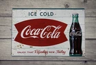 Coca Cola Vintage Style Tin Metal Bar Sign Poster Man Cave Collectible New
