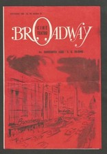 Programme Broadway Teather Dino De Laurentiis The Bible Movie 1966