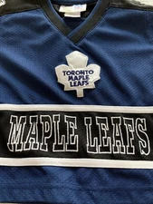 NHL Toronto Maple Leafs Hockey Sweater Jersey Navy Black 12M Mighty Mac Sports