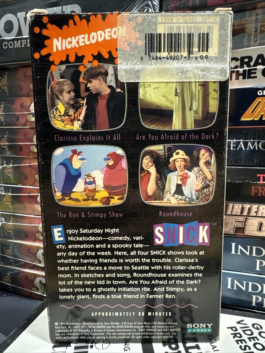テレビ nicknicknick Nickelodeon Snick - Volume 1 - Nick Snicks Friendship VHS