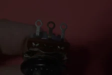 Calphalon Hard Anodized Saucepan Set 1 Qt 2 Qt w/ Lids USA