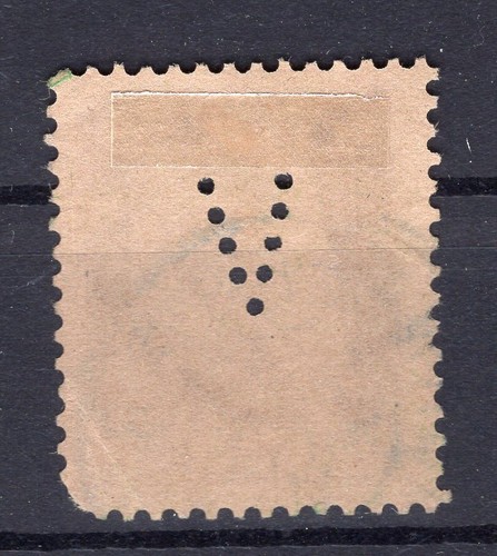 Bavaria Fist Companies Perfin Vb Stamped (BA0067