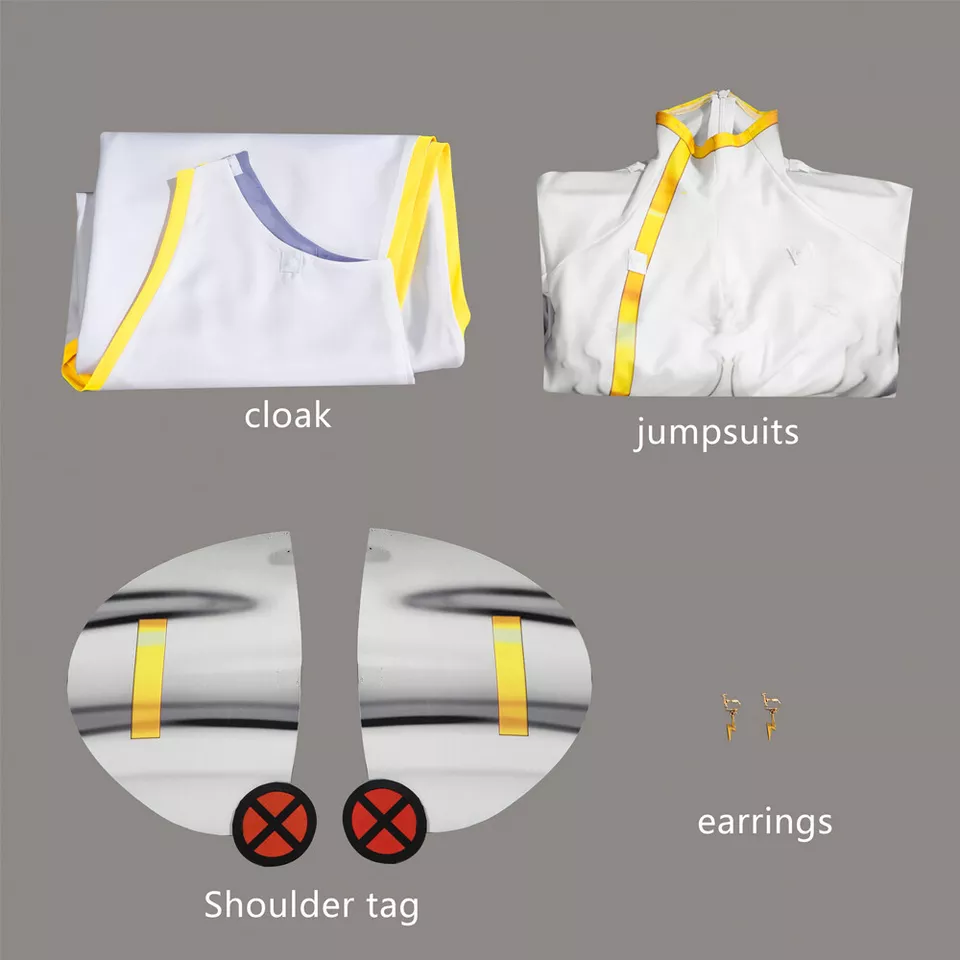 X-Men 97 Tormenta Ororo Munroe Juegos con disfraces Mono Mujeres Body Disfraz Halloween Foto 4 de 4