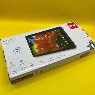  SHIPS SAME DAY  RCA Voyager 7'' 16GB Android 6.0  Tablet - Blue (RCT6873W42) NEW