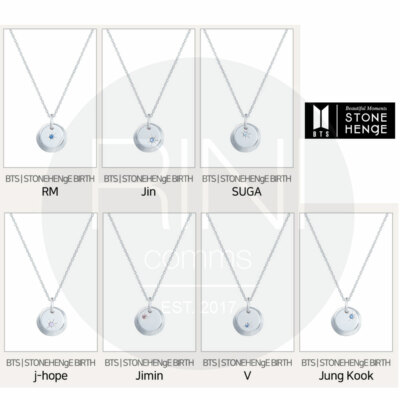 BTS STONE HENgE MOMENT OF LIGHT Necklace BIRTH Ver Tracking