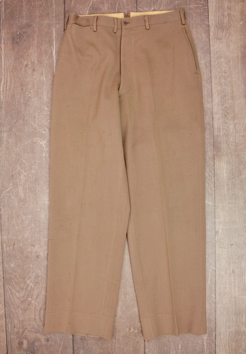 パンツ US ARMY WOOL TROUSERS 1940s W36 L31 Vintage 1940s US Army Wool Trousers MODIFIED :) Measure 39 X