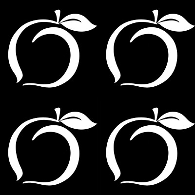 Georgia Peach Sticker for Sale by Ayyyitsdreya