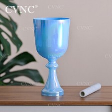 432Hz 7''D4  Chakra Dream Blue Chalice Grail Crystal Singing Bowl Sound Healing