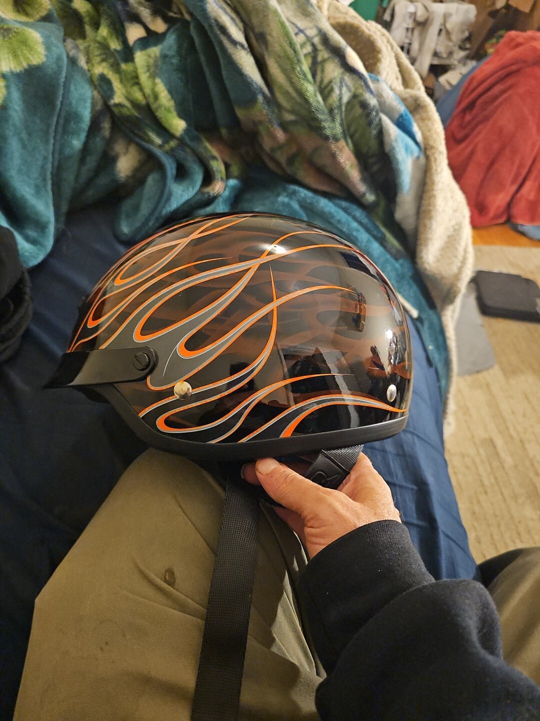 Z1R Nomad Hellfire Motorcycle Helmet Black/Red XL ZRP2M eBay