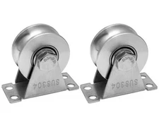 Cable Pulley Wheel Stainless Steel Duplex Bearings Rope Pulley for Pulley Sys...