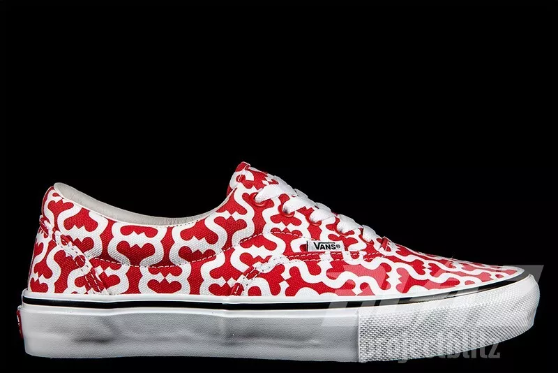 SS21 Vans Supreme Skate Era monogramme S logo rouge taille 9