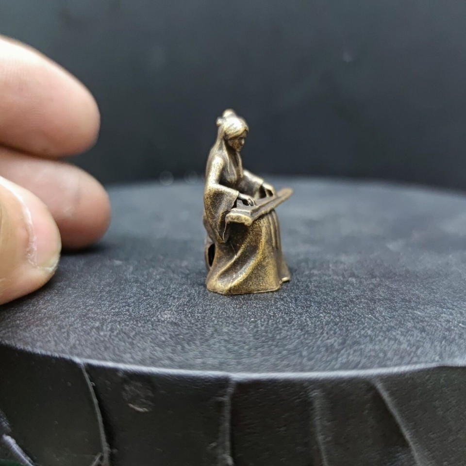 Ancient Beauty Pianist Small Statue Bonsai Fish Tank Micro Landscape