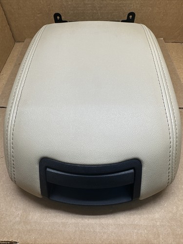 2010-2016 Ford Taurus Center Console Lid Tan Middle Arm Rest Armrest Top Cover - Picture 4 of 8