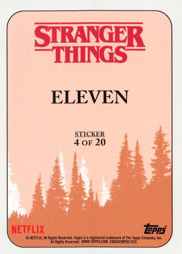 TOPPS 2018 STRANGER THINGS SEASON 1 PICK-A-CARD BASE/CHARACTER/STICKERS/SCENES - Picture 250 of 302