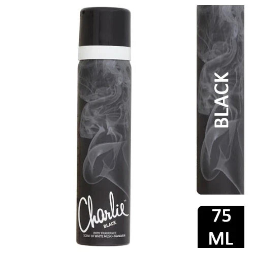 Charlie Body Spray 75ml Mix 4er Pack Deodorant, Black, Chic, Touch, Enchant. - Bild 5 von 6