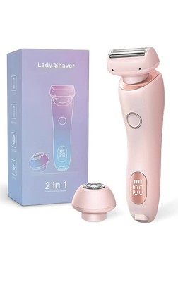 Women Electric Painless Shaver Lady Bikini Legs Hair Wet Dry Razor Rechargeable