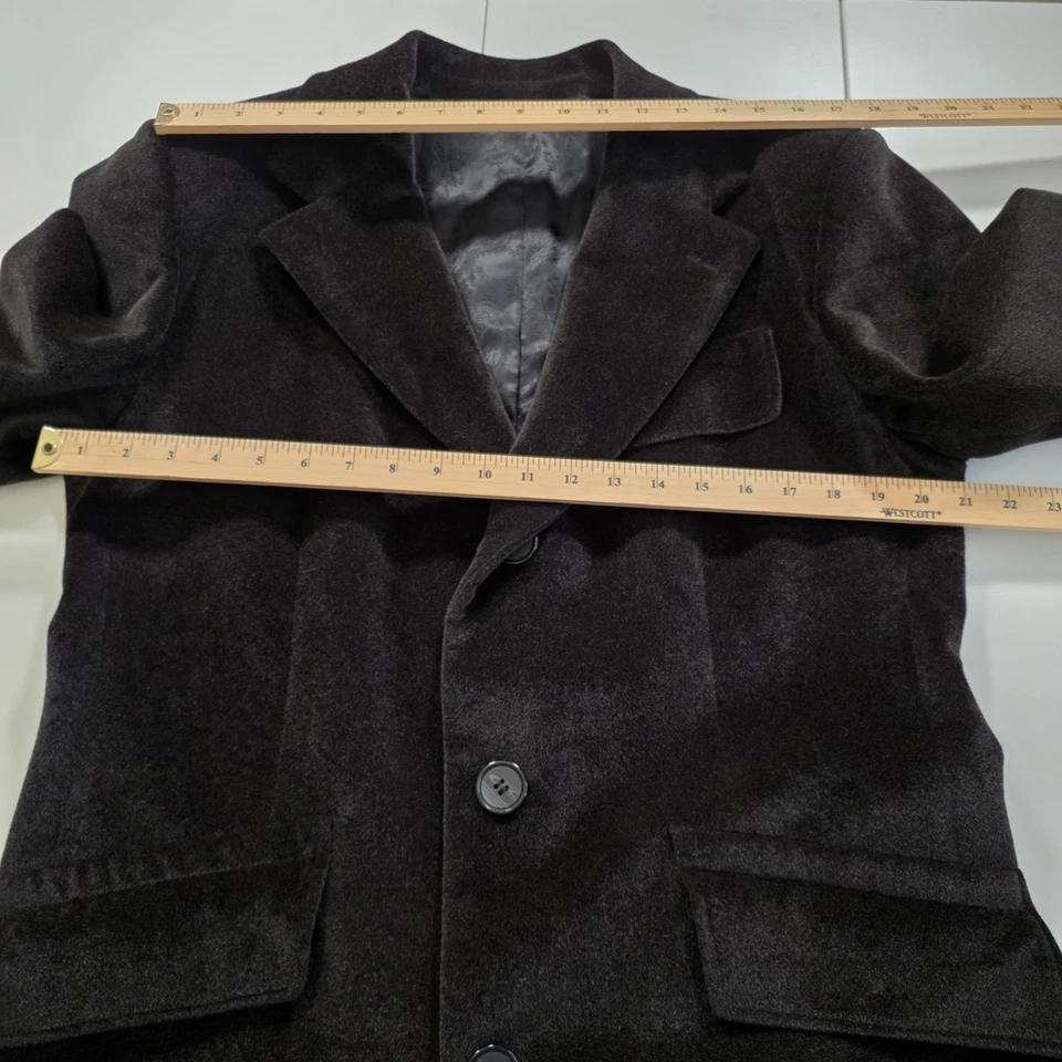 Just Cavalli Coat Men's IT 48 /US XXL Multicolor Fibers 3B Single Vent FLAWS - Image 4 of 4