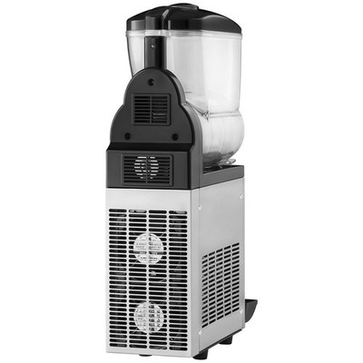 Commercial Slushie Maker: 15L Food-Grade PC Tank, Stainless Body, -15°C to 10°C