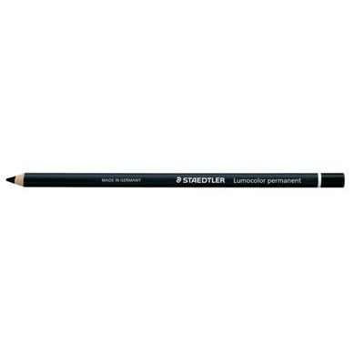 12x Staedtler  108 20-9 Lumocolor  permanent glasochrom Trockenmarker, schwarz