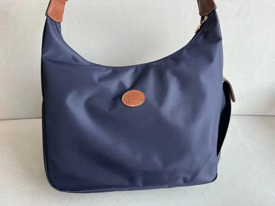 LONGCHAMP Le Pliage Shoulder Bag, Crossbody, Blue New From Japan