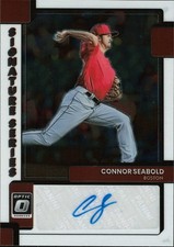 2022 Donruss Optic Signature Series #SIGS-CS Connor Seabold AU Boston Red Sox