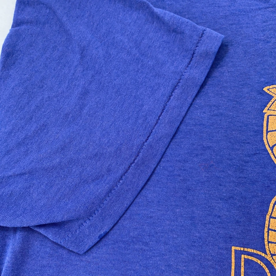 Camisa De Colección The Dragon Supper Club XL Azul Gráfico Camiseta Años 80 Restaurante Chino Foto 3 de 4