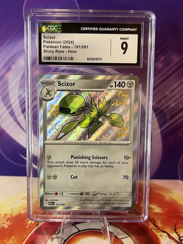 Scizor graded CGC 9 for sale on eBay