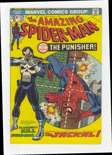 Amazing Spider-Man #129 NM 9.4 Marvel Comic MEGA KEY 1st Punisher White Pages
