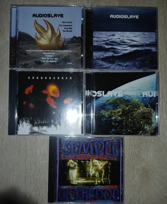 5 CDs Chris Cornell AUDIOSLAVE SOUNDGARDEN TEMPLE OF THE DOG