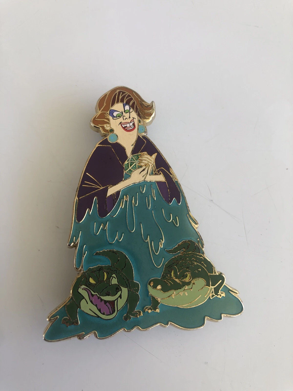 Disney The Rescuers Madame Medusa and crocodiles Pin LE