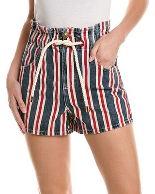 Elisabetta Franchi Jean Short Women's Blue 27