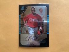 2005 Bowman Chrome First Year Auto Michael Bourn Mike Bourn #342 Auto 1jd5