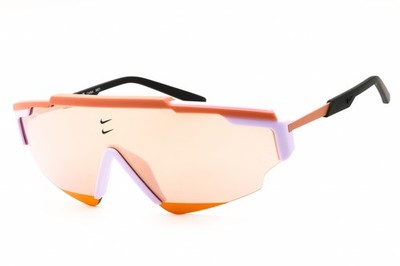 NIKE MARQUEE EDGE M FN0300 519 Sunglasses Matte Lilac Frame Rose Gold Lens 64mm