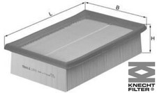 KNECHT LX618 Luftfilter Luftfiltereinsatz für Alfa romeo für Fiat 