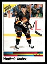 1990-91 Panini Stickers Vladimir Krutov Vancouver Canucks #304