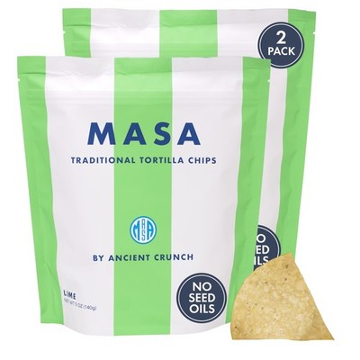 MASA Chips  Lime Flavored Tortilla Chips, Handmade Corn Chips & Crisps  Natur...