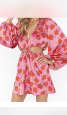 Show Me Your Mumu Christina Mini Floral Dress size XL