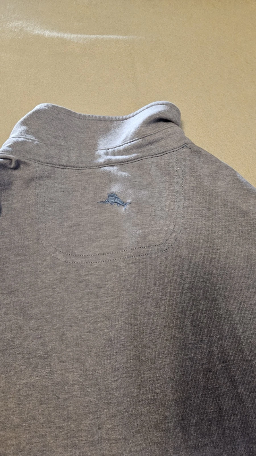 Tommy Bahama New With Tags Men’s Long Sleeve Polo Blue Heather Shirt XXL 2XL - product detail image 8