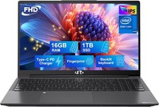 NIMO 15.6 IPS FHD-Laptop, 16GB RAM 1TB SSD Intel Pentium Quad Core N100 Win 11