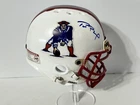 TOM BRADY SIGNED AUTO NEW ENGLAND PATRIOTS MINI HELMET PSA DNA Sticker