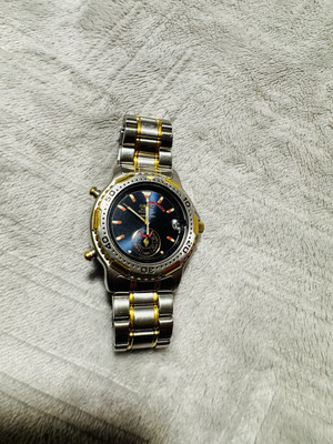 Vintage Seiko Diver Dancing Hands Chronograph Alarm Blue Dial