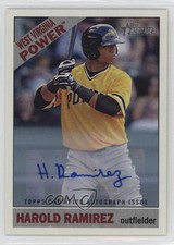 2015 Topps Heritage Minor League Edition Real One Harold Ramirez Auto 0t2