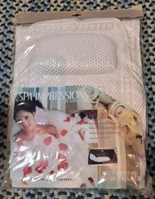 Full Body Bathtub Mat  Pillow Non Slip Spa Impressions